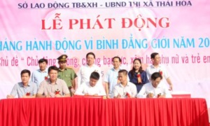Nghệ An – Phát động Tháng hành động vì bình đẳng giới và phòng chống bạo lực trên cơ sở giới năm 2018