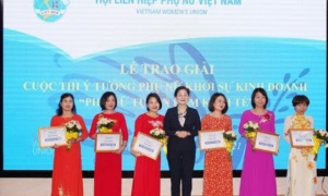 Trao giải cuộc thi “Phụ nữ Việt tự tin làm kinh tế”