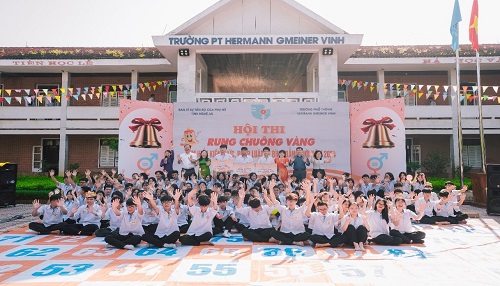 Hội thi Rung chuông vàng “Tìm hiểu kiến thức, pháp luật về bình đẳng giới” diễn ra sôi nổi, hấp dẫn tại Trường Phổ thông Hermann Gmeiner Vinh