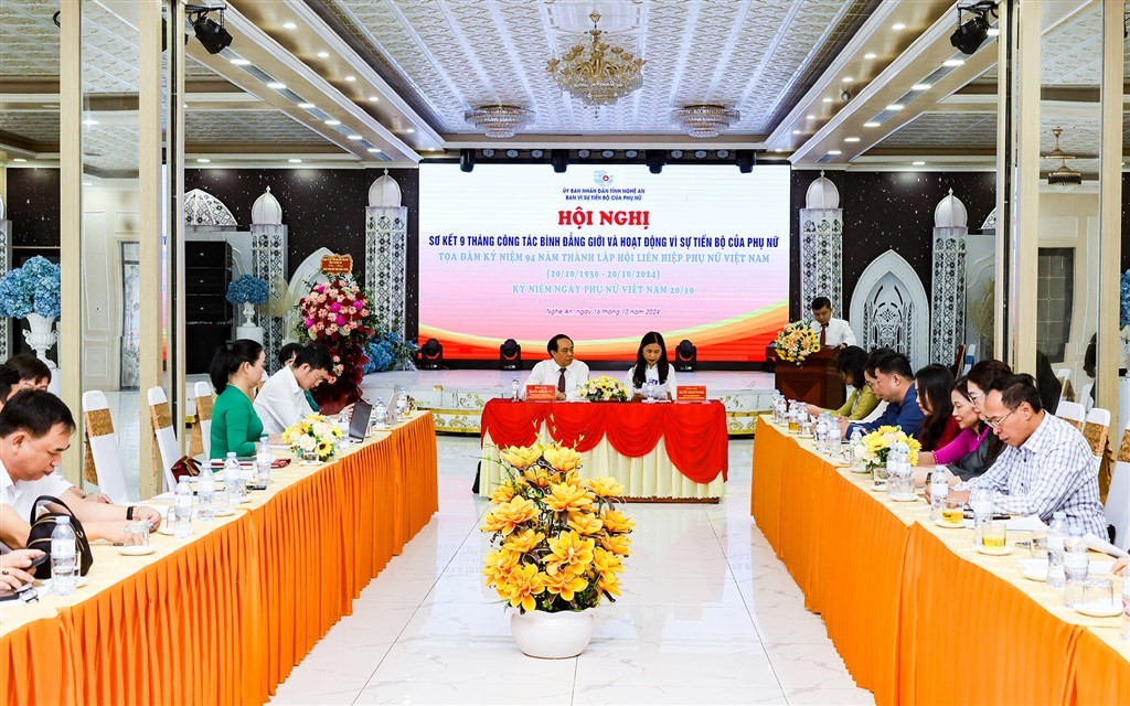 Hội nghị sơ kết 9 tháng công tác bình đẳng giới và hoạt động vì sự tiến bộ phụ nữ