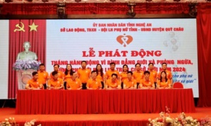 Phát động Tháng hành động vì bình đẳng giới và phòng ngừa, ứng phó với bạo lực trên cơ sở giới năm 2024