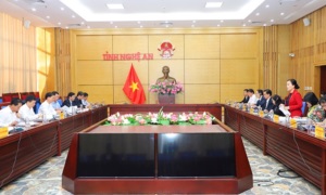 Đoàn khảo sát của Ủy ban Xã hội Quốc hội làm việc với UBND tỉnh