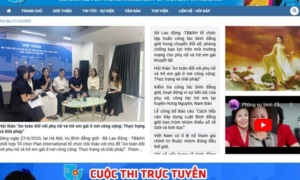 Đôn đốc các đơn vị trường học tham gia Hội thi về bình đẳng giới năm 2023