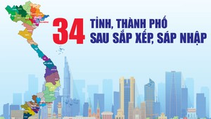 Infographics: 34 tỉnh, thành phố trên toàn quốc