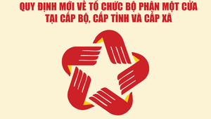 Infographics: Quy định mới về tổ chức Bộ phận Một cửa tại cấp bộ, cấp tỉnh và cấp xã