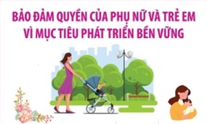 Infographic: Việt Nam nỗ lực trong bảo đảm quyền của phụ nữ và trẻ em vì mục tiêu phát triển bền vững